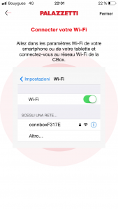 CBox détection du Wifi 